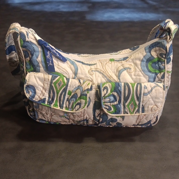 Vera Bradley Handbags - Vera Bradley Blue and Green Crossbody Bag